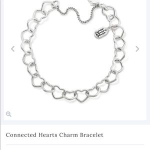Connected Hearts Charm Bracelet
